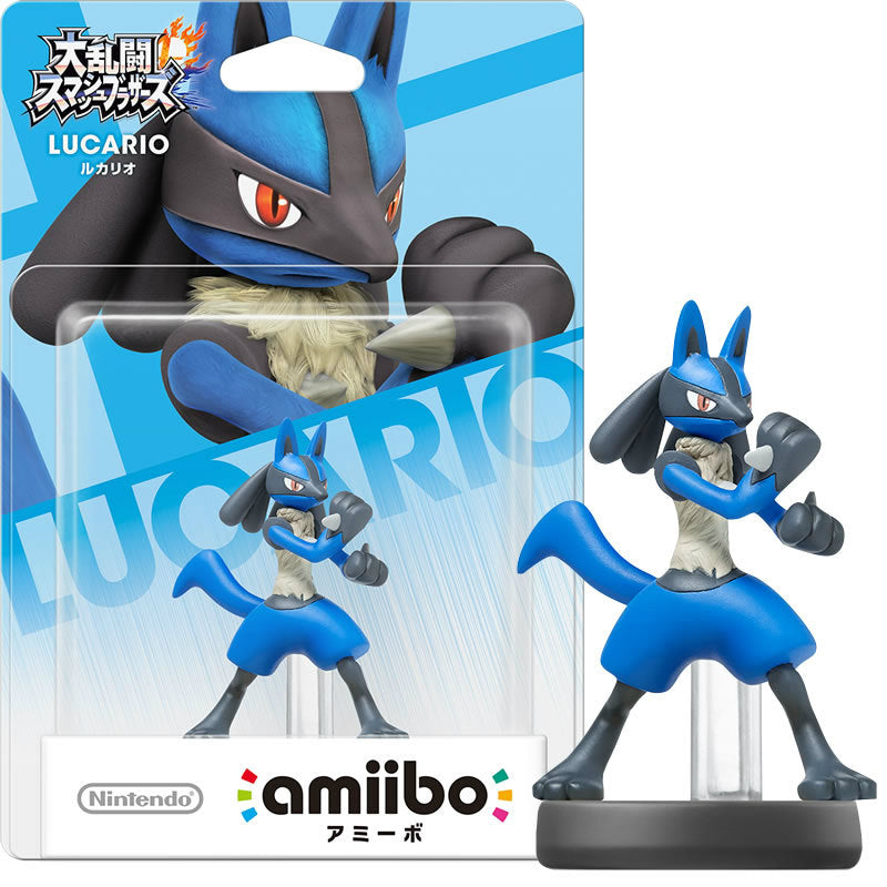 【中古即納】[ACC][WiiU] amiibo(アミーボ) ルカリオ(大乱闘スマッシュブラザーズシリーズ) 任天堂(NVL-C-AAAT)(20150122)