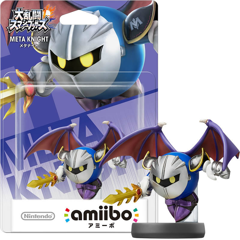 【中古即納】[ACC][WiiU] amiibo(アミーボ) メタナイト(大乱闘スマッシュブラザーズシリーズ) 任天堂(NVL-C-AABR)(20150122)