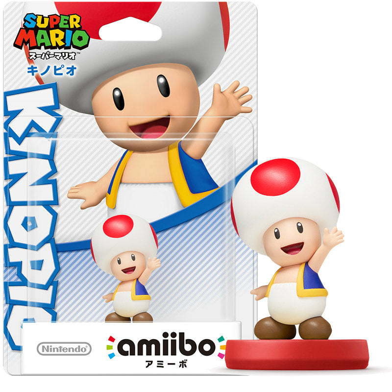 【新品】【お取り寄せ】[ACC][WiiU] amiibo(アミーボ) キノピオ (スーパーマリオシリーズ) 任天堂(NVL-C-ABAE)(20150312)