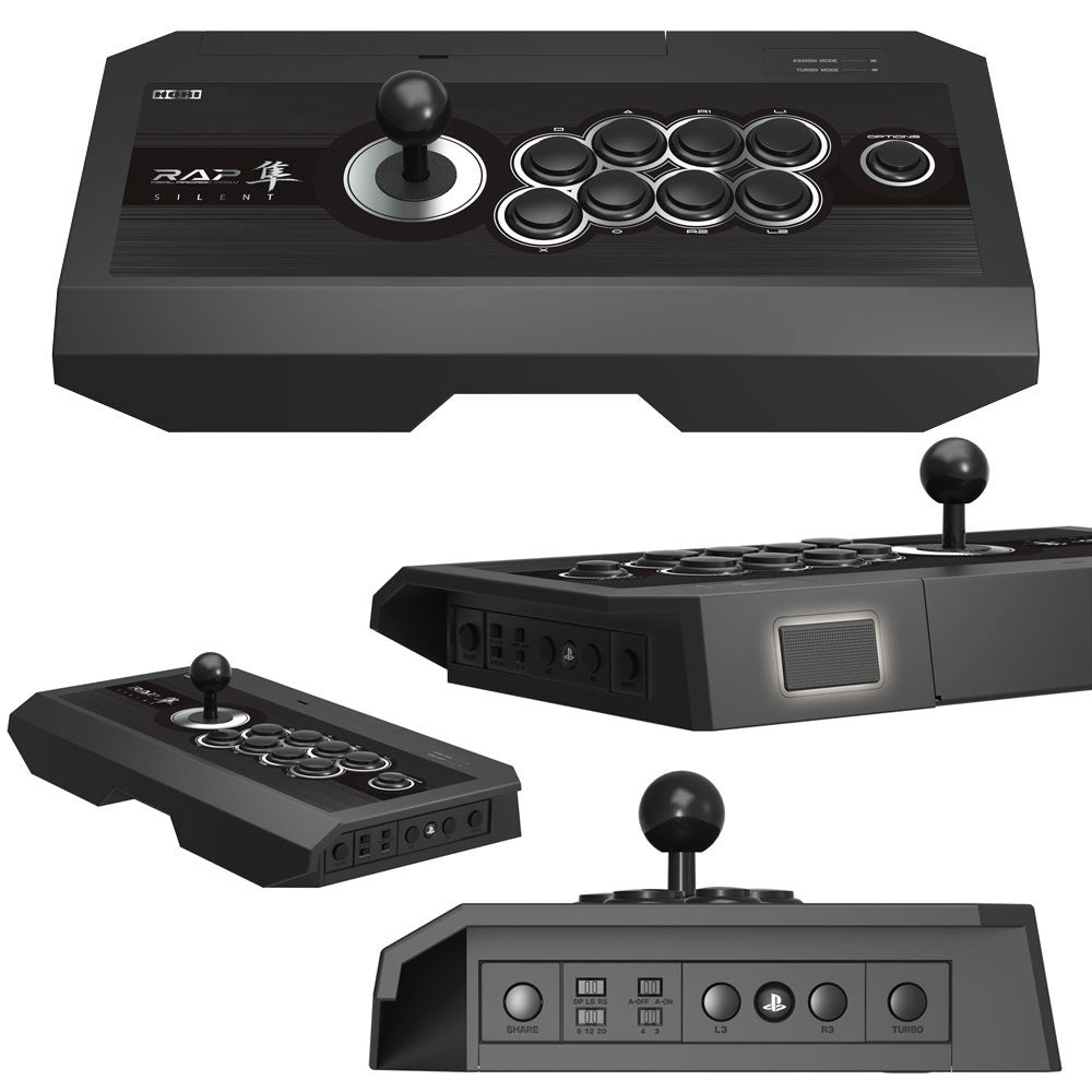 【中古即納】[お得品][表紙説明書なし][ACC][PS4] リアルアーケードPro.V サイレント隼 for PlayStation4 / PlayStation3　ホリ(PS4-033)(20150401)