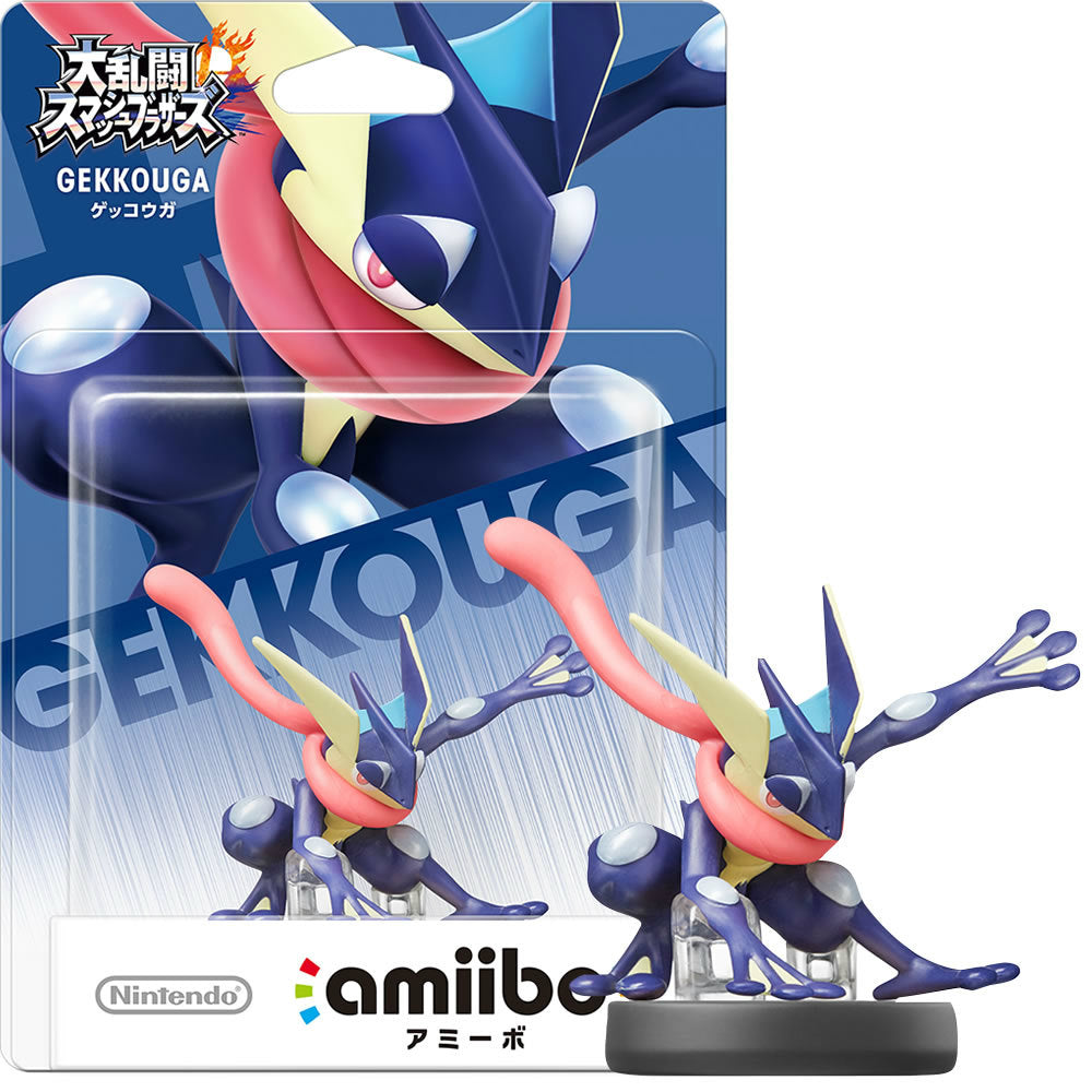 【中古即納】[ACC][WiiU] amiibo(アミーボ) ゲッコウガ(大乱闘スマッシュブラザーズシリーズ) 任天堂(NVL-C-AABP)(20150528)