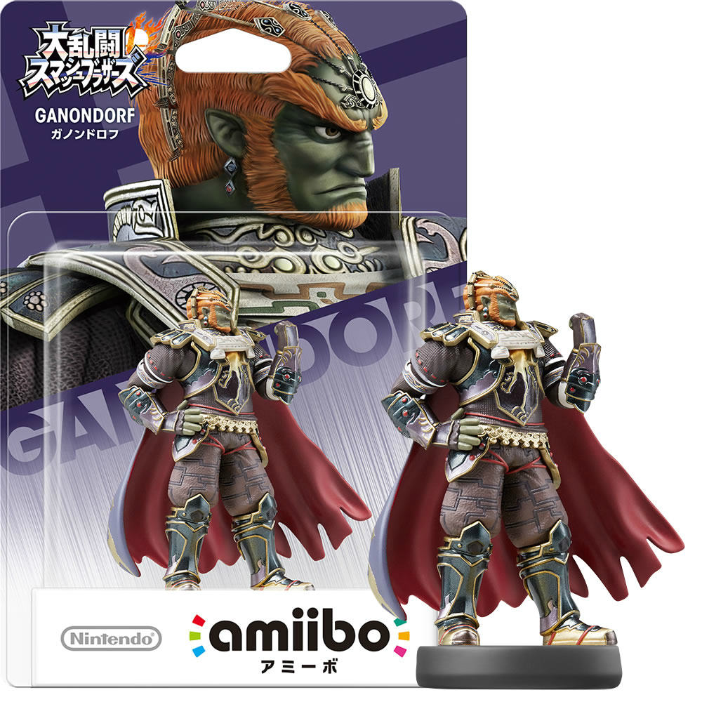 【中古即納】[お得品][表紙説明書なし][ACC][Switch] amiibo(アミーボ) ガノンドロフ(大乱闘スマッシュブラザーズ) 任天堂(NVL-C-AABD)(20150611)