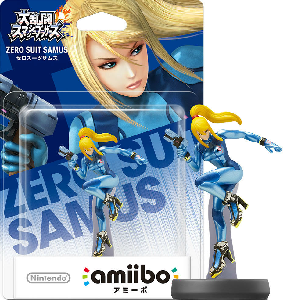 【中古即納】[ACC][Switch] amiibo(アミーボ) ゼロスーツサムス(大乱闘スマッシュブラザーズシリーズ) 任天堂(NVL-C-AABF)(20150611)