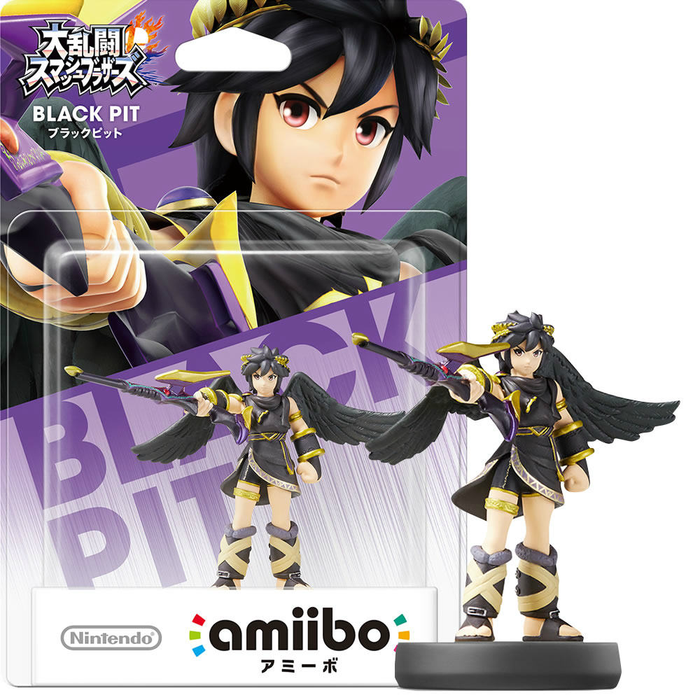 【中古即納】[ACC][WiiU] amiibo(アミーボ) ブラックピット(大乱闘スマッシュブラザーズ) 任天堂(NVL-C-AABJ)(20150611)