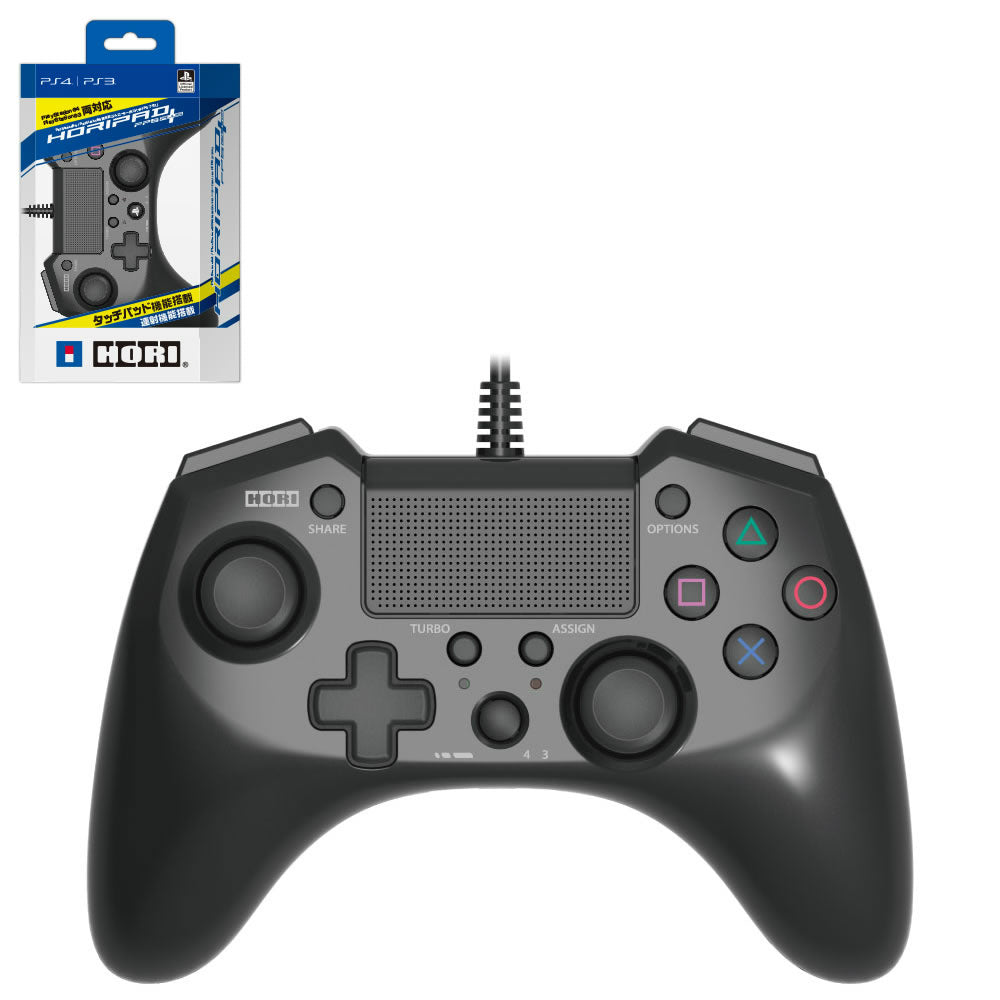 【新品】【お取り寄せ】[ACC][PS4] HORIパッドFPSプラス for PlayStation 4 ブラック ソニーライセンス商品 HORI(PS4-025)(20150731)