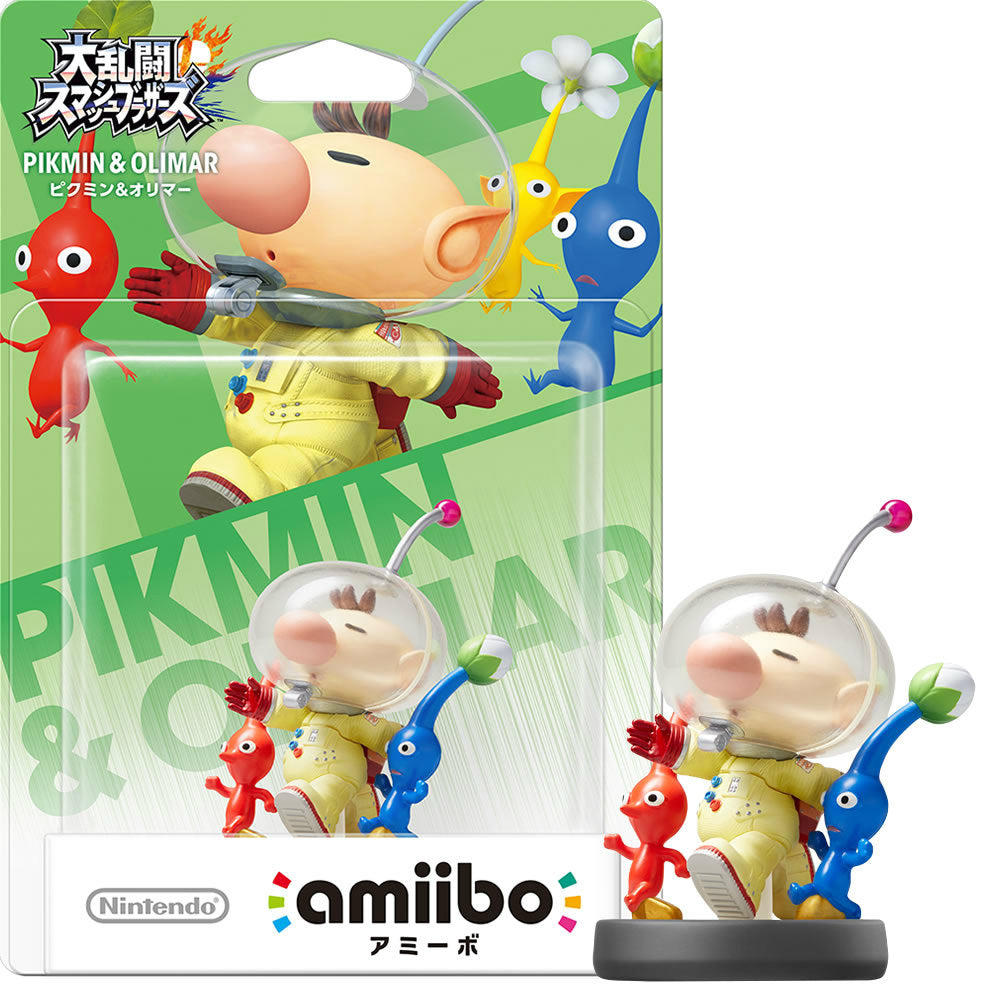 【中古即納】[お得品][表紙説明書なし][ACC][WiiU] amiibo ピクミン&オリマー(大乱闘スマッシュブラザーズ)　任天堂(NVL-C-AABG)(20150730)