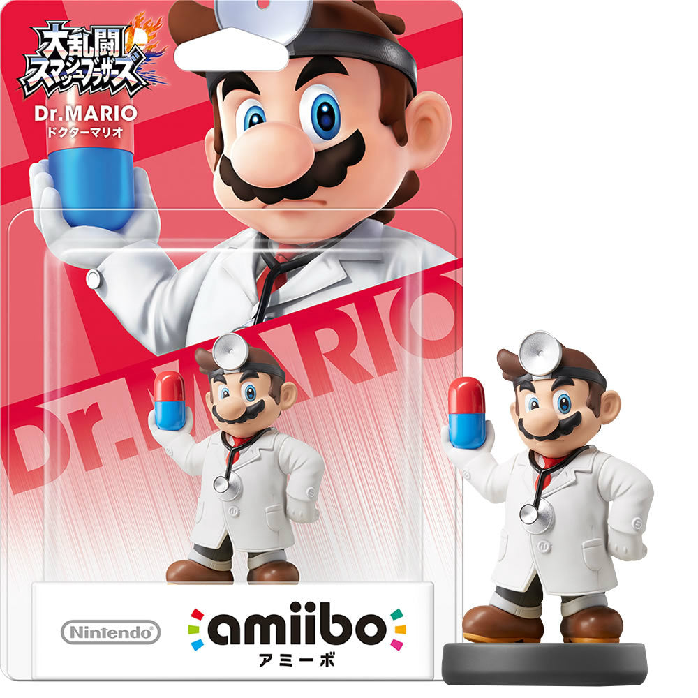 【中古即納】[ACC][WiiU] amiibo(アミーボ) ドクターマリオ(大乱闘スマッシュブラザーズ) 任天堂(NVL-C-AABB)(20150730)