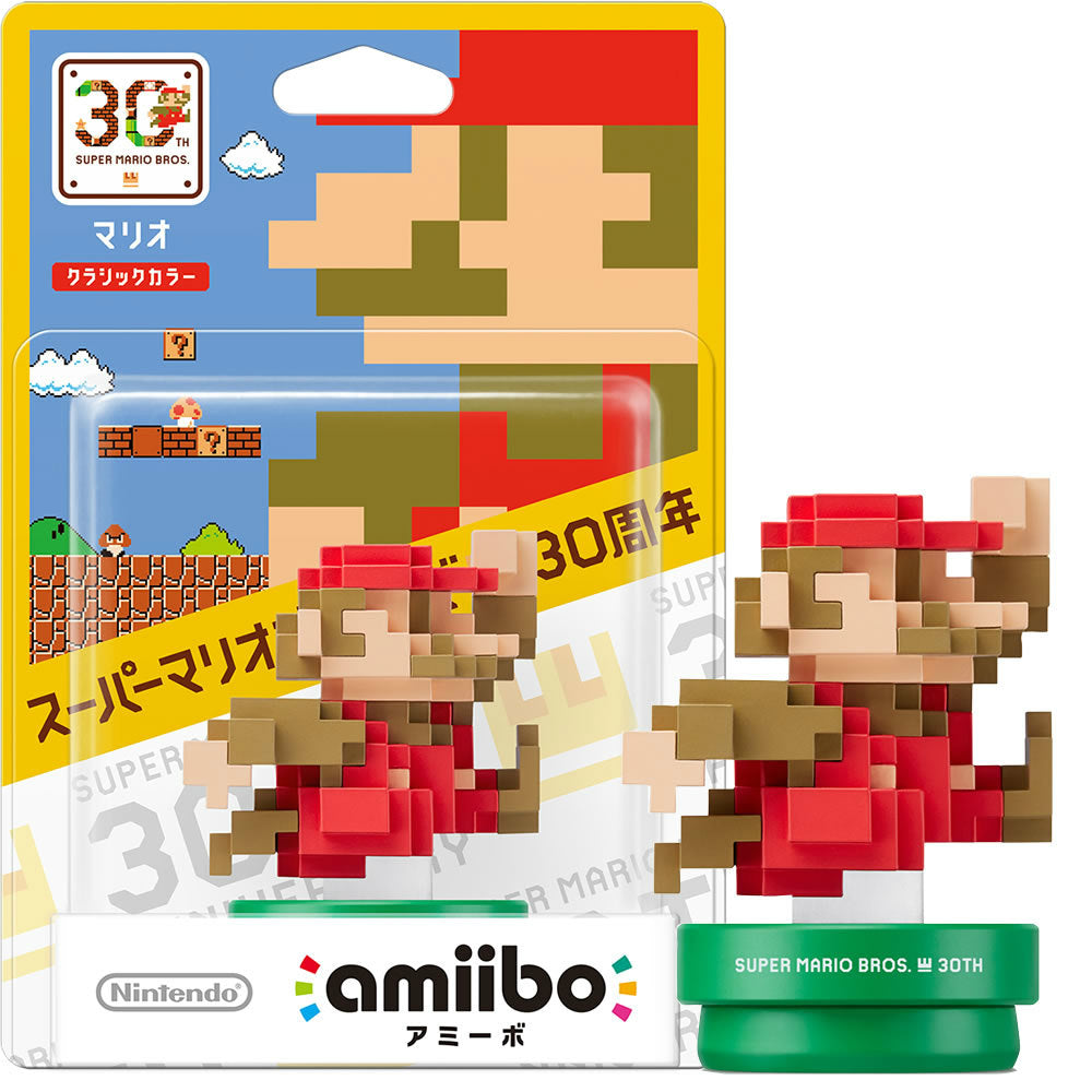 【中古即納】[お得品][表紙説明書なし][ACC][WiiU] amiibo(アミーボ) マリオ クラシックカラー (SUPER MARIO BROS. 30thシリーズ) 任天堂(NVL-C-AFAA)(20150910)