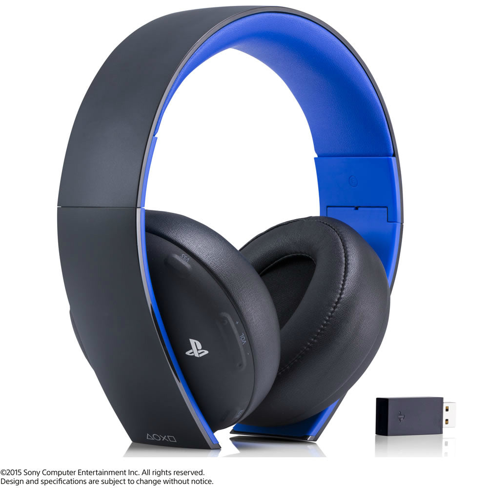 【中古即納】[お得品][表紙説明書なし][ACC][PS4] ワイヤレスサラウンドヘッドセット SCE(CUHJ-15001)(20151203)