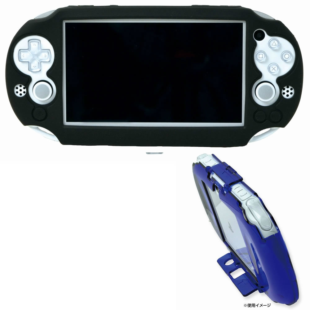【中古即納】[ACC][PSVita] Newシリコンカバー for PlayStationRVita ブラック (PCH-2000専用) HORI(PSV-135)(20151018)