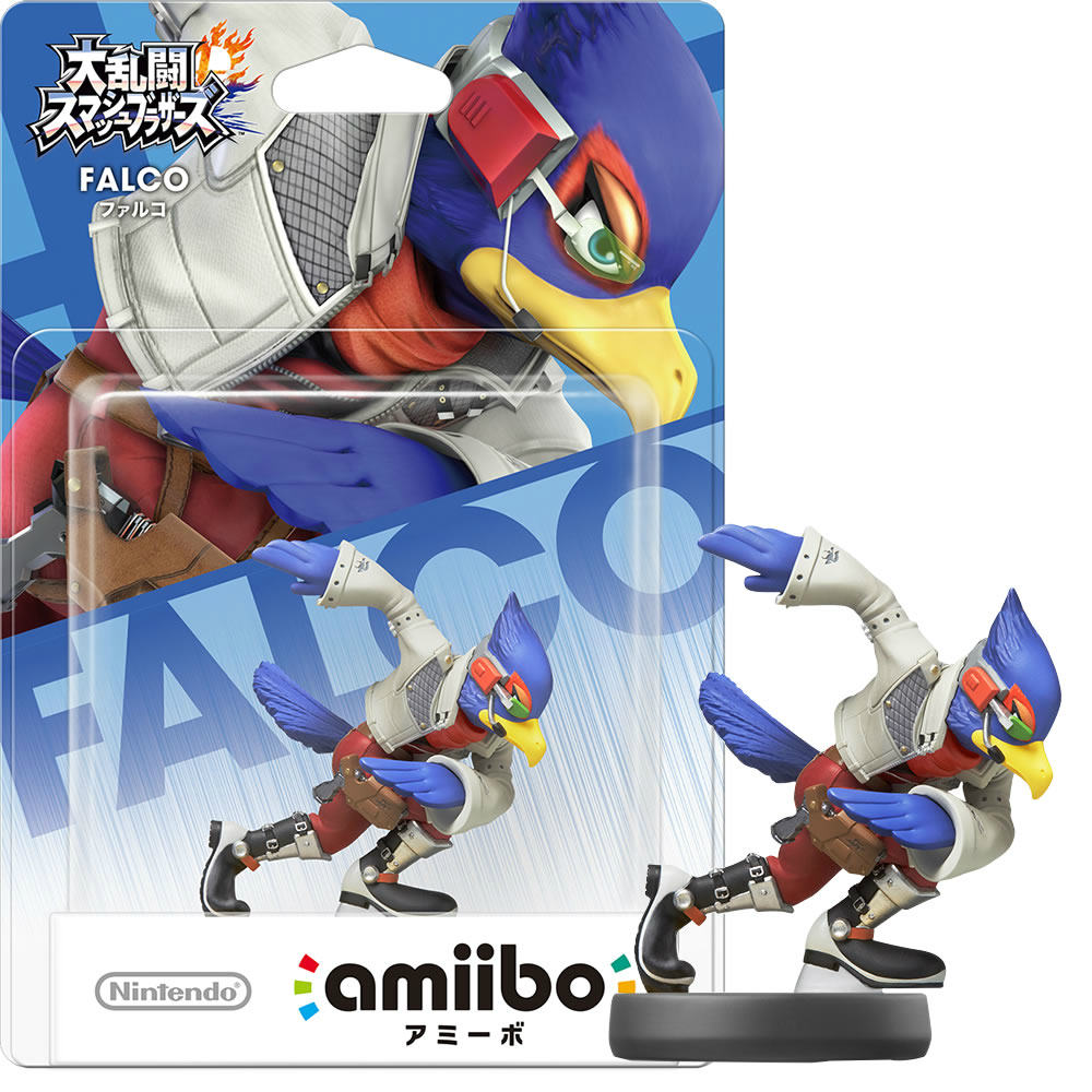 【中古即納】[ACC][WiiU] amiibo(アミーボ) ファルコ(大乱闘スマッシュブラザーズシリーズ) 任天堂(NVL-C-AABE)(20151105)