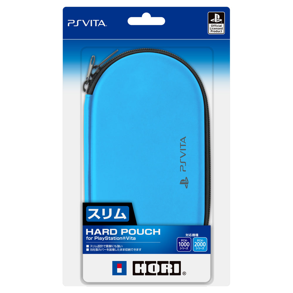 【中古即納】[ACC][PSVita] Newハードポーチ for PlayStation Vita(PCH-1000/2000用) アクアブルー HORI(PSV-152)(20160526)