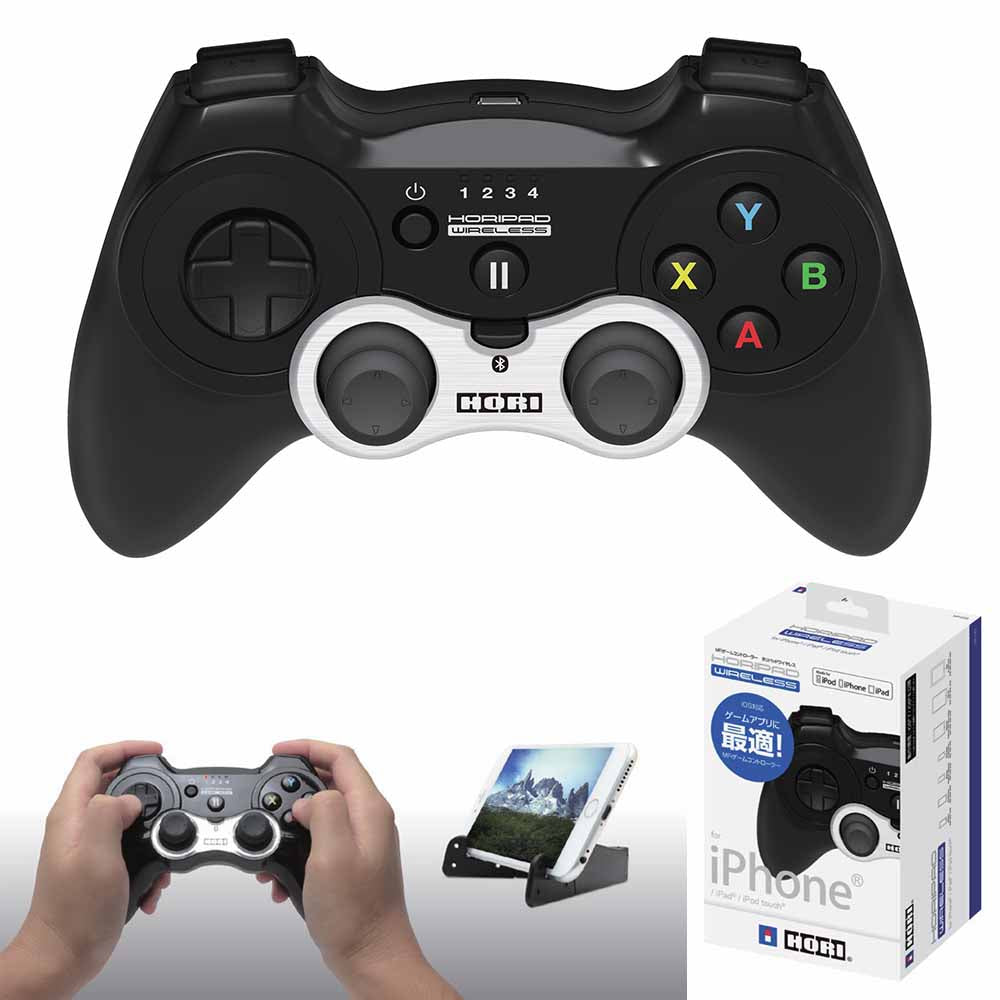 【中古即納】[ACC][ETC] HORIPAD WIRELESS(ホリパッド ワイヤレス) for iPhone/iPad/iPod touch HORI(HIP-043U)(20160728)