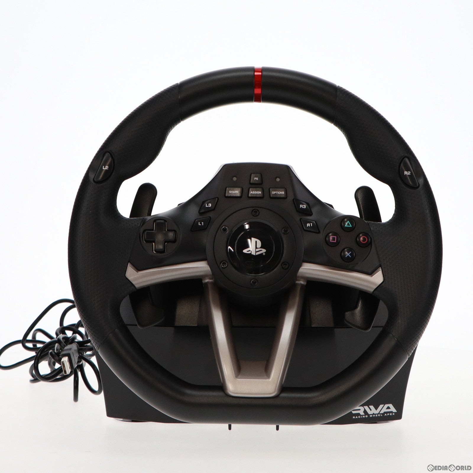 【中古即納】[ACC][PS4] Racing Wheel Apex(レーシングホイールエイペックス) for PlayStation4/PlayStation3/PC HORI(PS4-052)(20161001)