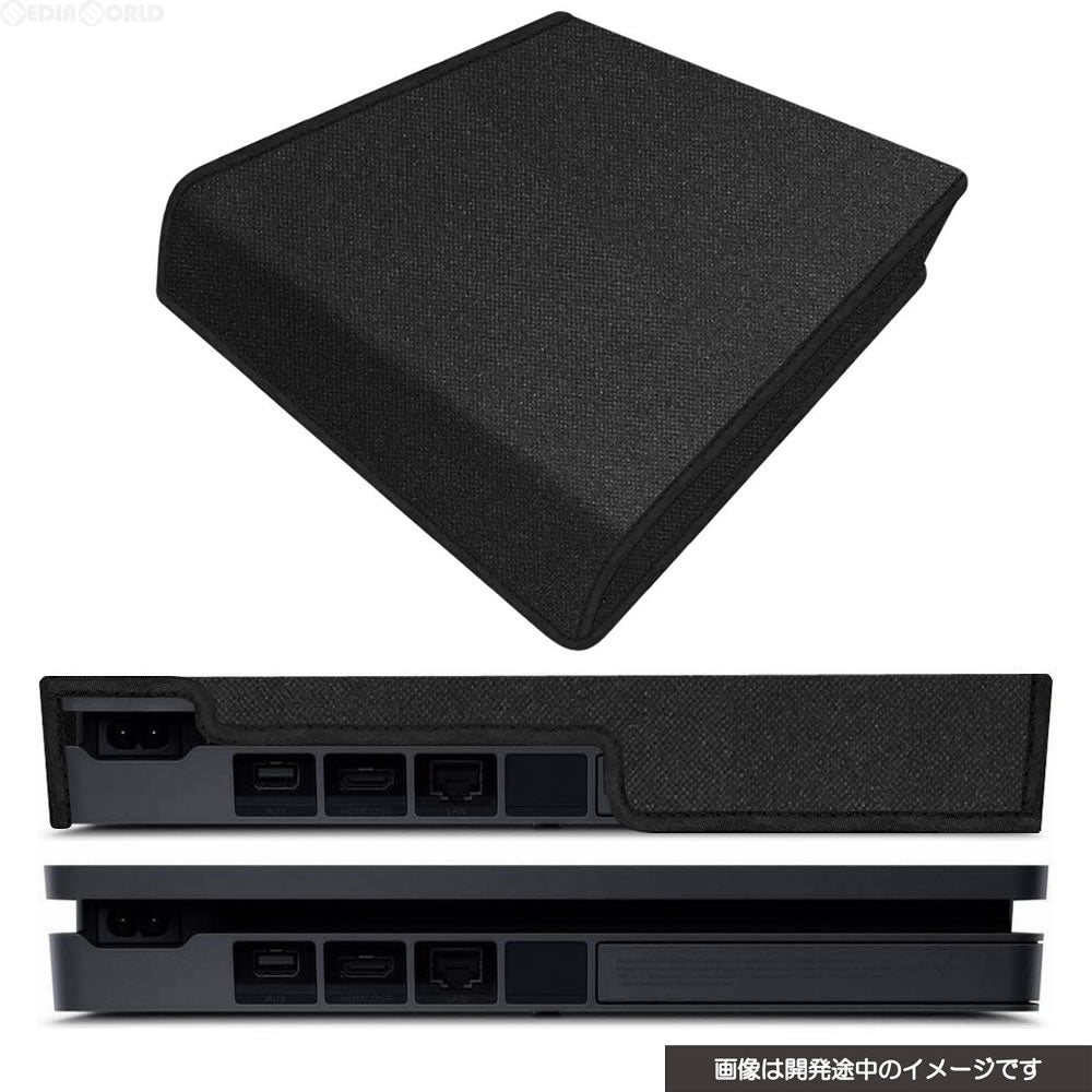 【中古即納】[ACC][PS4] CYBER・本体ホコリ防止カバー スリム(PS4用※CUH-2000以降専用) ブラック サイバーガジェット(CY-P4SBDGC-BK)(20161201)
