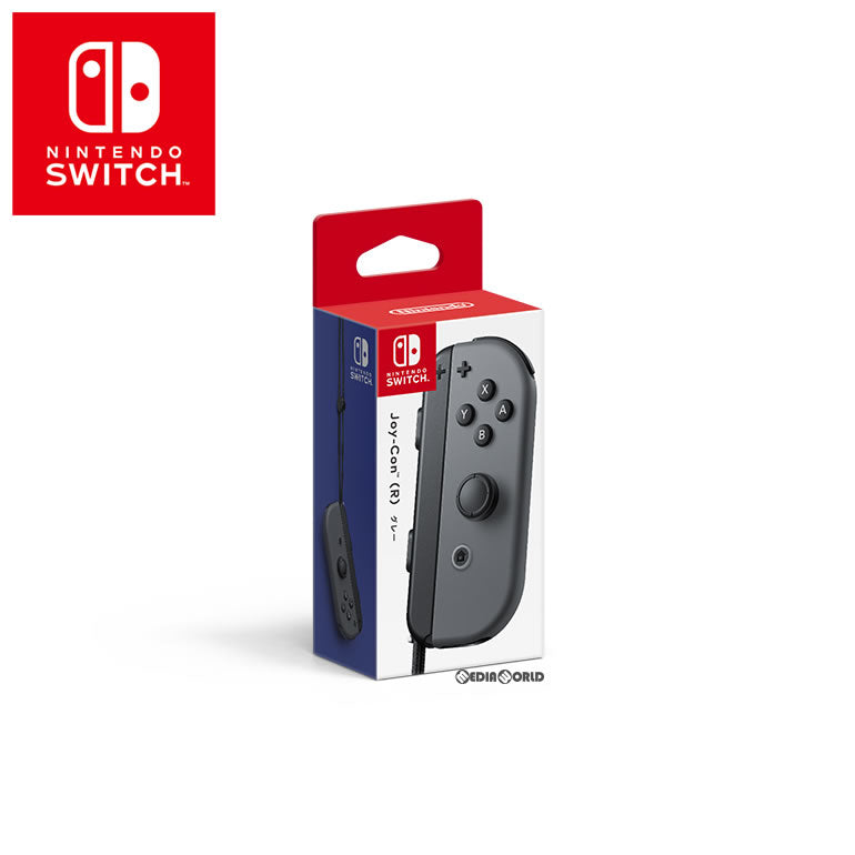 【中古即納】[お得品][表紙説明書なし][ACC][Switch] Joy-Con(R) グレー(ジョイコンR グレー) 任天堂(HAC-A-JRGAA)(20170303)