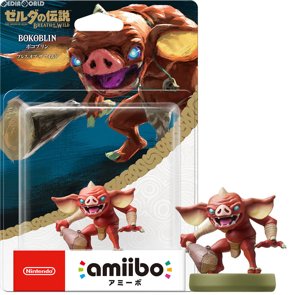 【中古即納】[ACC][Switch] amiibo(アミーボ) ボコブリン【ブレス オブ ザ ワイルド】(ゼルダの伝説シリーズ) 任天堂(NVL-C-AKAU)(20170303)
