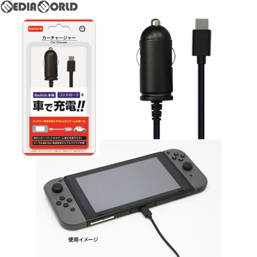 【新品】【お取り寄せ】[ACC][Switch] ニンテンドースイッチ用(Switch用) カーチャージャ― コロンバスサークル(CC-NSCCH-BK)(20170531)
