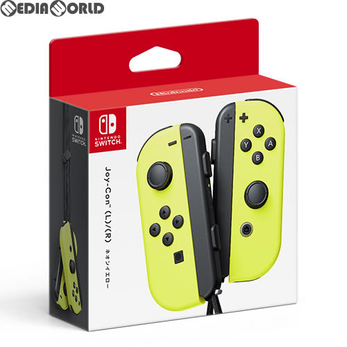 【中古即納】[お得品][表紙説明書なし][ACC][Switch] Joy-Con(L)/(R) ネオンイエロー(ジョイコンL/R ネオンイエロー) 任天堂(HAC-A-JADAA)(20170616)