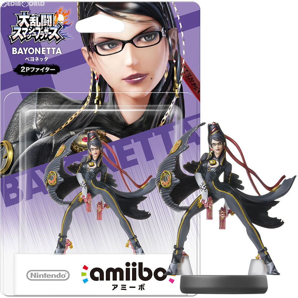 【中古即納】[ACC][Switch] amiibo(アミーボ) ベヨネッタ【2Pファイター】(大乱闘スマッシュブラザーズシリーズ) 任天堂(NVL-C-AACQ)(20170721)
