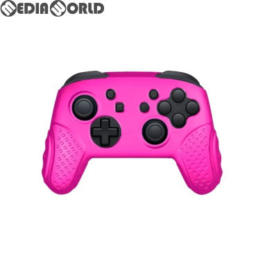 【新品】【お取り寄せ】[ACC][Switch] Switch(スイッチ) Proコントローラ用 シリコンプロテクト(ピンク) アンサー(ANS-SW029PK)(20170630)