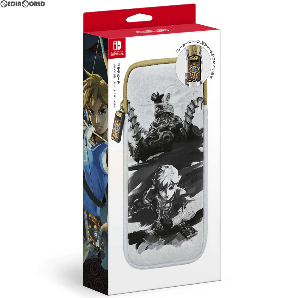 【中古即納】[お得品][表紙説明書なし][ACC][Switch] Nintendo Switch(ニンテンドースイッチ) マルチポーチ ゼルダの伝説 ブレス オブ ザ ワイルド 任天堂販売(NSL-0002)(20170721)