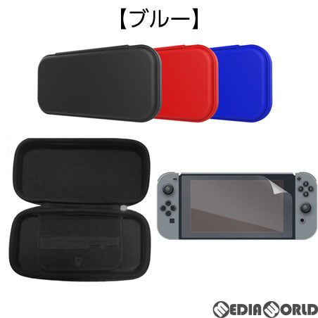 【新品】【お取り寄せ】[ACC][Switch] CYBER・セミハードケース スリム(SWITCH用)(スイッチ用) ブルー サイバーガジェット(CY-NSSSHC-BL)(20170601)