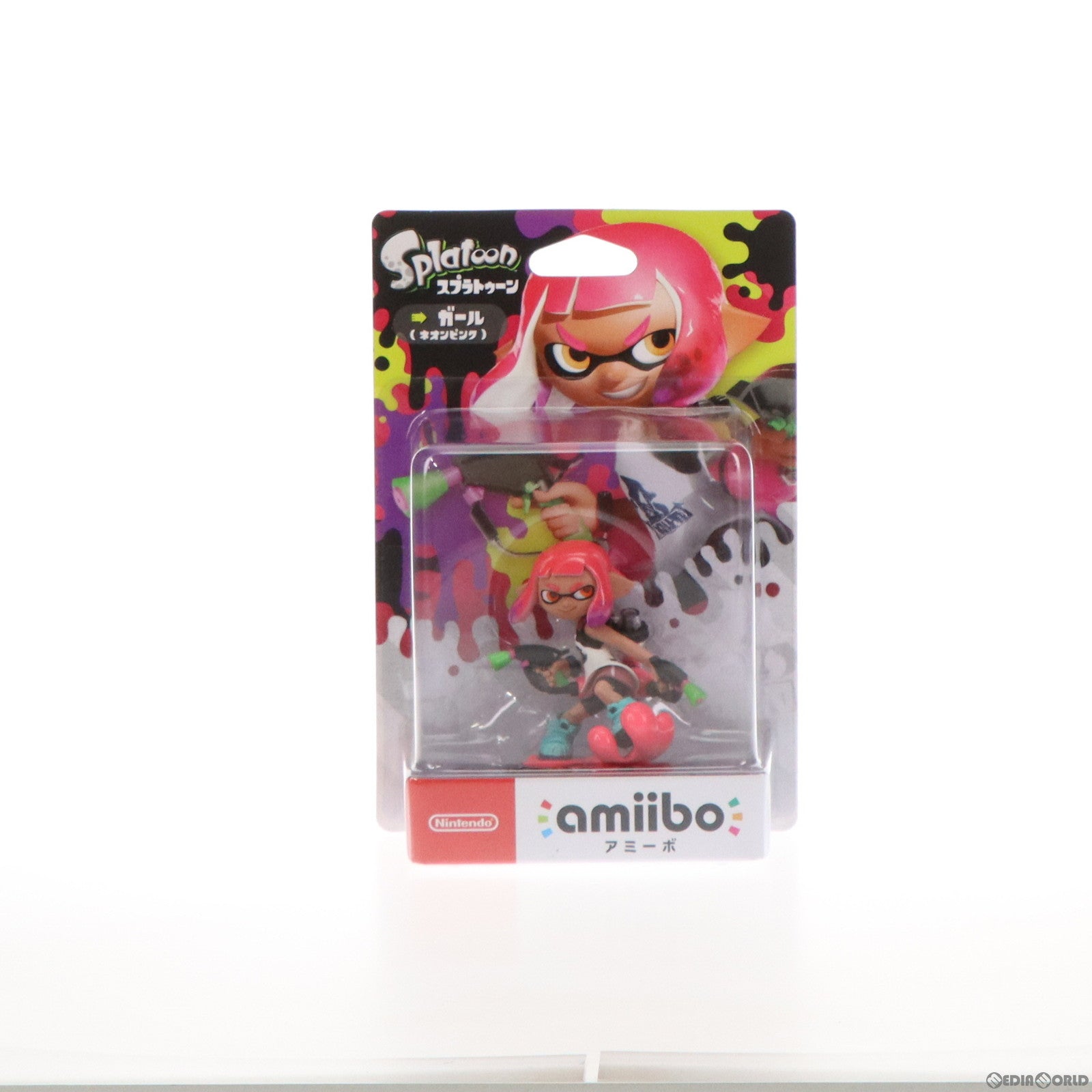 【新品即納】[ACC][Switch] amiibo(アミーボ) ガール【ネオンピンク】(スプラトゥーンシリーズ) 任天堂(NVL-C-AEAJ) (20170721)