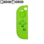 【新品】【お取り寄せ】[ACC][Switch] CYBER・シリコングリップカバー(SWITCH Joy-Con用)(スイッチジョイコン用) グリーン[L] サイバーガジェット(CY-NSJCGCL-GR)(20170715)