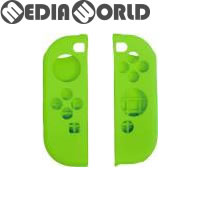 【新品】【お取り寄せ】[ACC][Switch] CYBER・シリコングリップカバー セット(SWITCH Joy-Con用)(スイッチジョイコン用) グリーン サイバーガジェット(CY-NSJCGC-GR)(20170715)