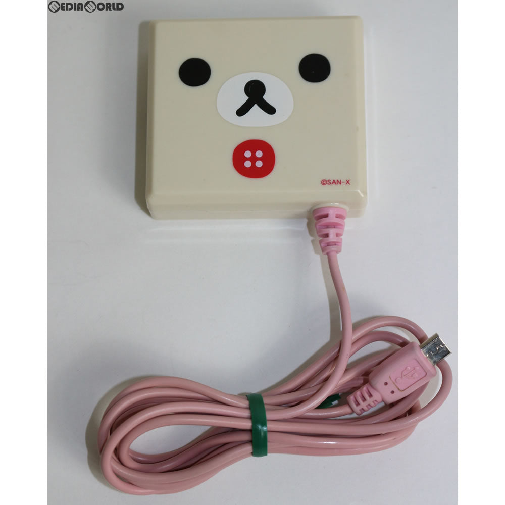【中古即納】[ACC][ETC] スマートフォンACアダプタ microUSB端子付 フェイス コリラックマ サンエックス(EM23701)(20110801)