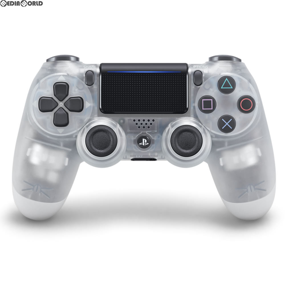 【中古即納】[お得品][表紙説明書なし][ACC][PS4] ワイヤレスコントローラー デュアルショック4(DUALSHOCK4) クリスタル SIE(CUH-ZCT2J17)(20171103)
