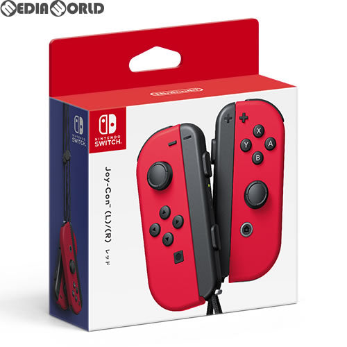 【中古即納】[ACC][Switch] ジョイコン Joy-Con(L)/(R) レッド 任天堂(HAC-A-JAGAA)(20171027)