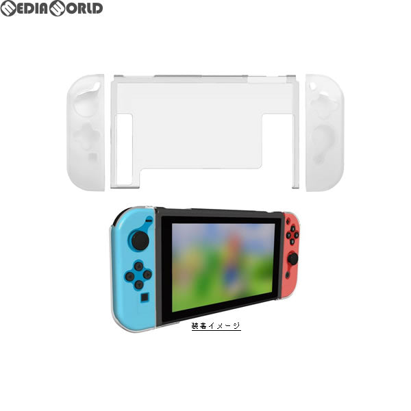【新品】【お取り寄せ】[ACC][Switch] CYBER・プレミアムプロテクトカバー セパレート(SWITCH用)(スイッチ用) クリア サイバーガジェット(CY-NSPRPCS-CL)(20180101)