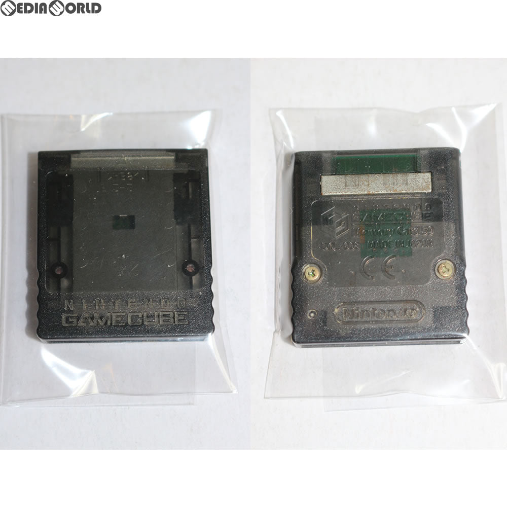 【中古即納】[ACC][GC] ニンテンドー ゲームキューブ メモリーカード59 クリアブラック単品 任天堂 ポケモンコロシアム同梱物(DOL-008)(20031121)