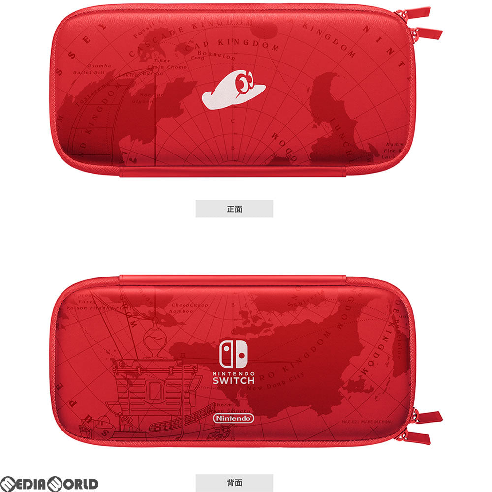 【中古即納】[ACC][Switch] (画面保護シート無し)Nintendo Switch(ニンテンドースイッチ) キャリングケース スーパーマリオ オデッセイエディション 任天堂(HAC-A-PSSAF)(20171027)