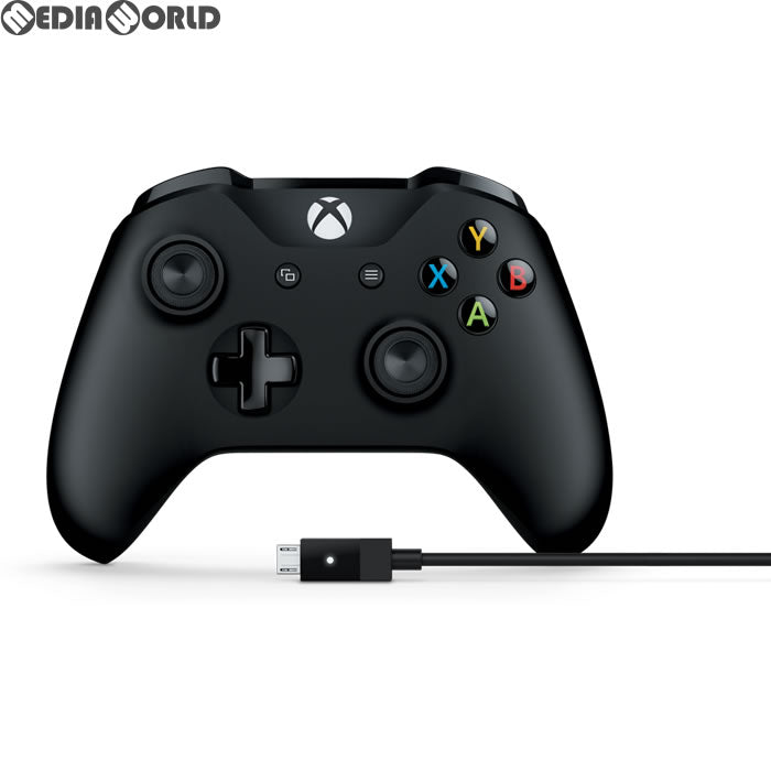 【中古即納】[ACC][XboxOne] Xbox Controller + Cable for Windows(Xbox コントローラー Windows用 USB ケーブル付き) 日本マイクロソフト(4N6-00003)(20170202)