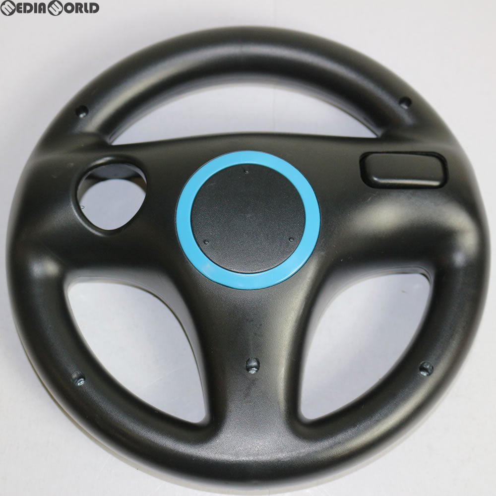 【中古即納】[ACC][WiiU] Wii・Wii U対応ハンドル レーシングハンドル マリオカート ブラック eForBuddy(GAM-WII-STER-WHL-05-BLK)(20080430)