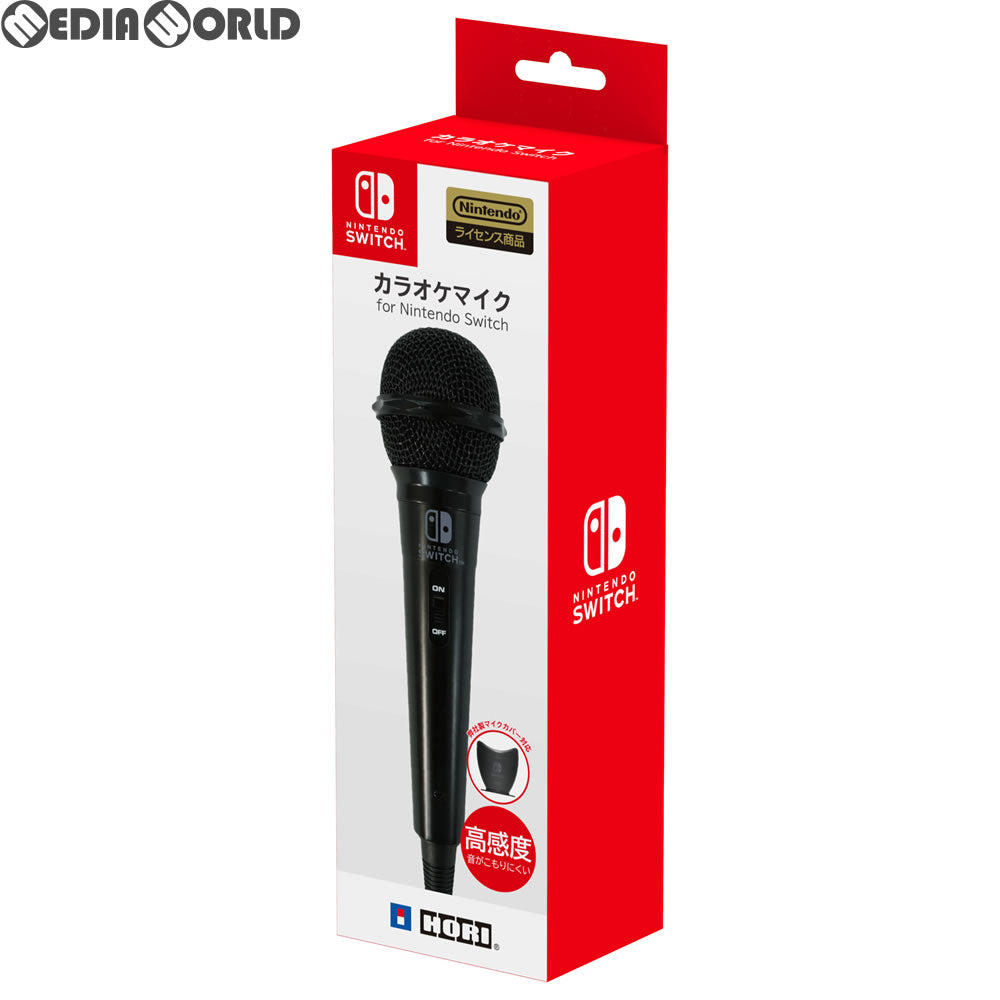 【新品】【お取り寄せ】[ACC][Switch] カラオケマイク for Nintendo Switch(ニンテンドースイッチ) 任天堂ライセンス商品 HORI(NSW-088)(20180712)