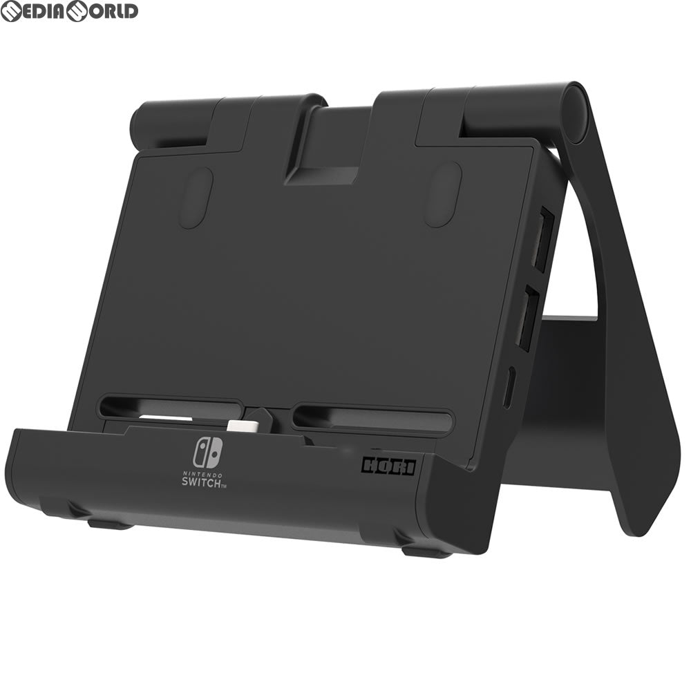 【中古即納】[お得品][表紙説明書なし][ACC][Switch] テーブルモード専用 ポータブルUSBハブスタンド for Nintendo Switch(ニンテンドースイッチ) 任天堂ライセンス商品 HORI(NSW-078)(20180712)