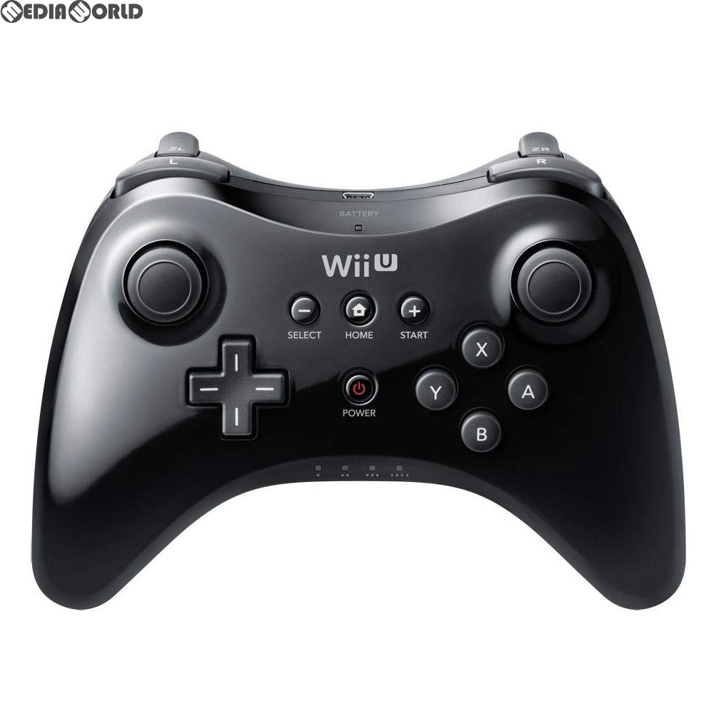 【中古即納】[お得品][表紙説明書なし][ACC][WiiU] (USB充電ケーブル無し)Wii U PROコントローラー Kuro 黒 クロ 任天堂(WUP-A-RSKA)(20121208)