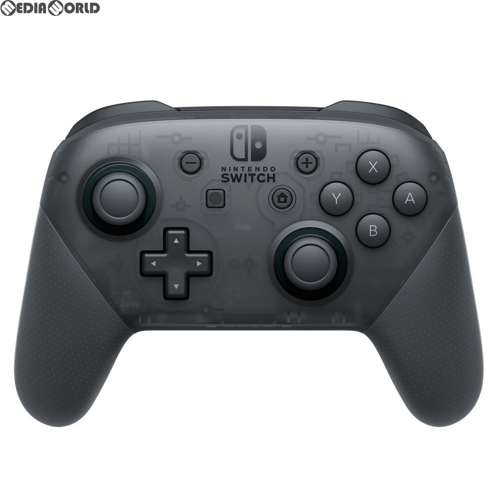 【中古即納】[ACC][Switch] (USB充電ケーブル無し)Nintendo Switch Proコントローラー(ニンテンドースイッチ プロコントローラー) 任天堂(HAC-A-FSSKA)(20170303)