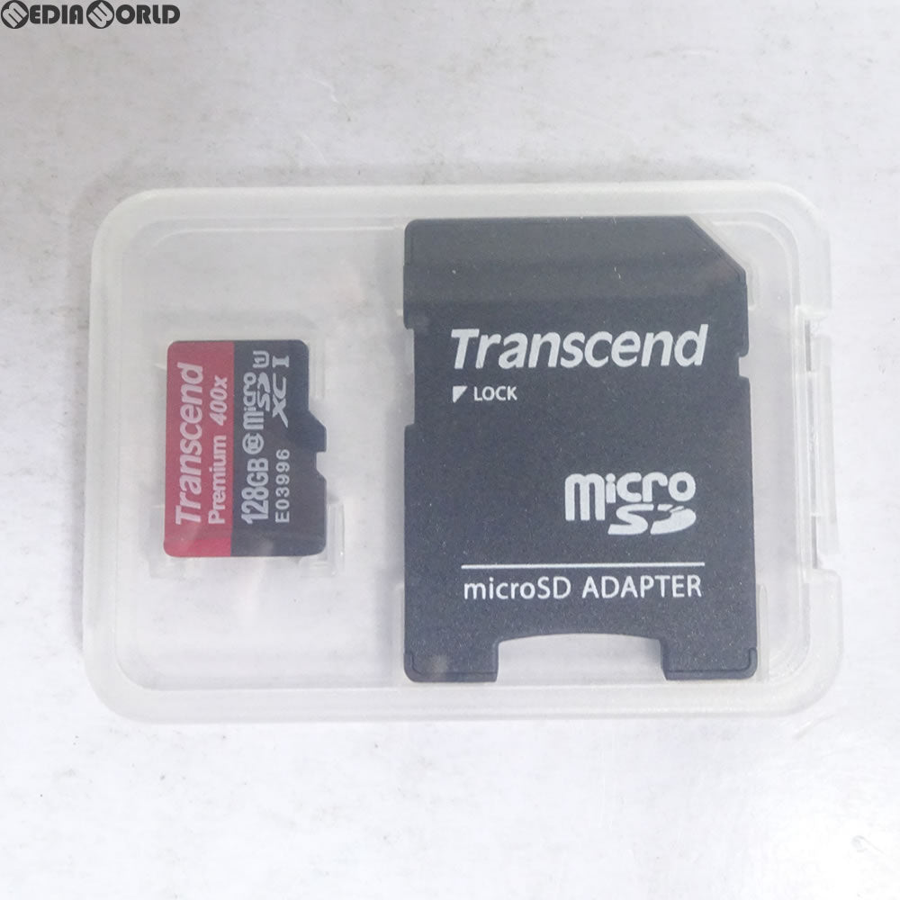 【中古即納】[ACC][Switch] microSDXC/SDHC カード 128GB Class 10 UHS-I 400x(Premium) トランセンドジャパン(TS128GUSDU1PE)(20160106)