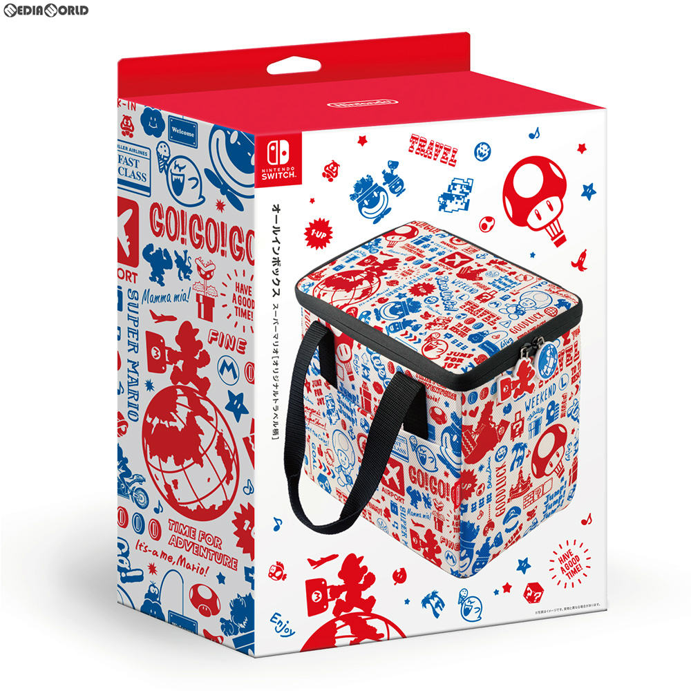 【中古即納】[ACC][Switch] オールインボックス スーパーマリオ[オリジナルトラベル柄] 任天堂(NSL-0039)(20180802)