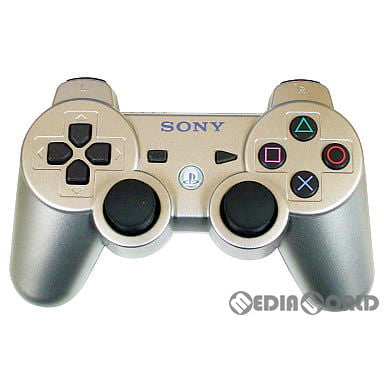 【中古即納】[ACC][PS3] ワイヤレスコントローラ SIXAXIS(シックスアクシス) サテン・シルバー SCE(CECH-ZC1J)(20080306)