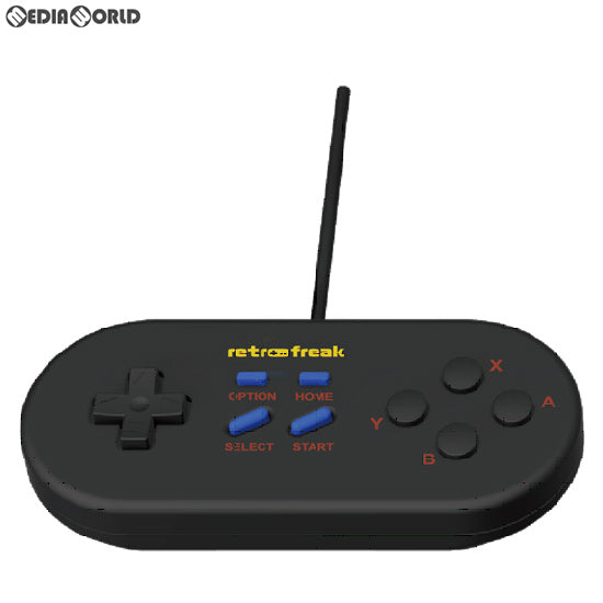 【新品】【お取り寄せ】[ACC][SFC] レトロフリーク標準コントローラー(MDカラー) サイバーガジェット(CY-RF-3RMD)(20190131)