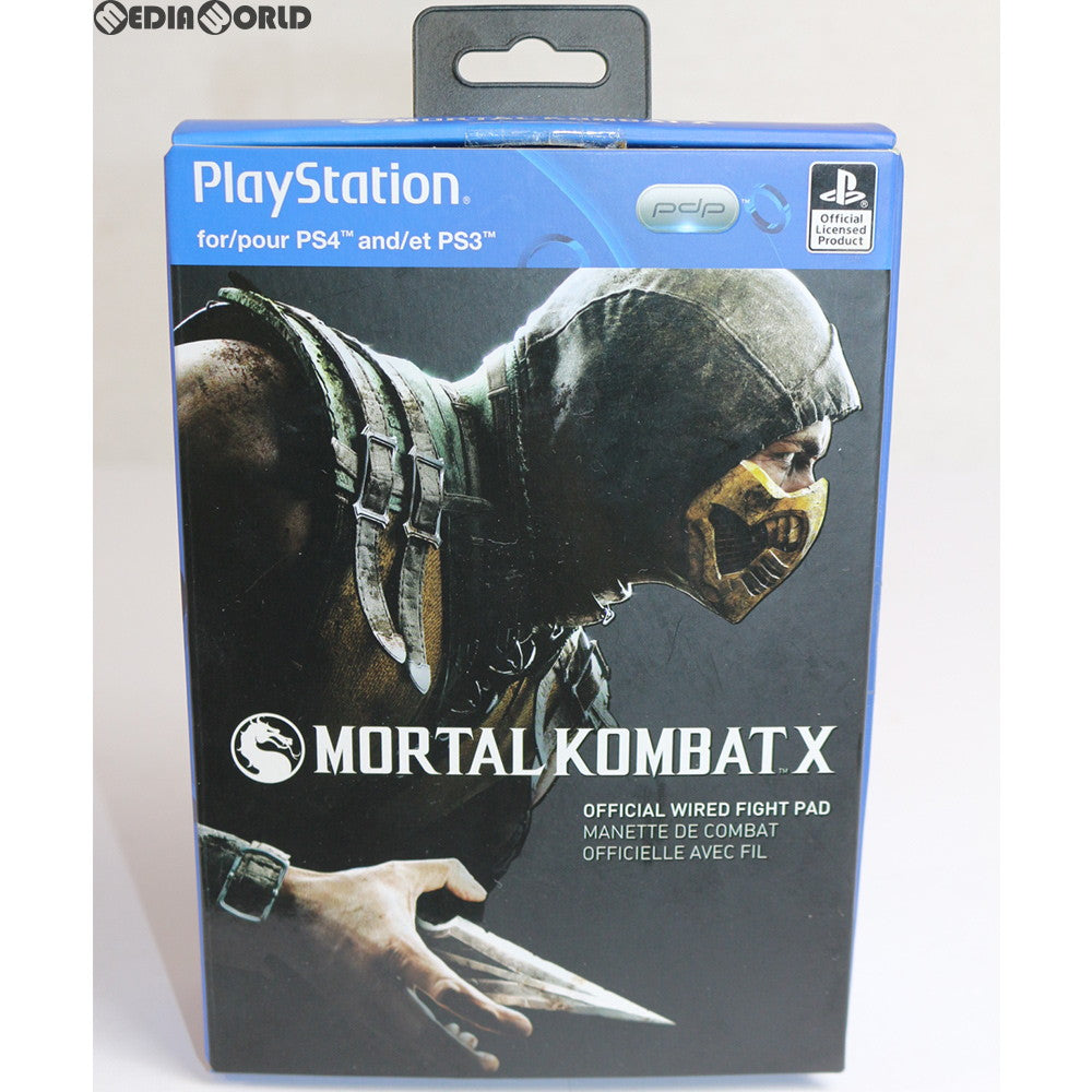 【中古即納】[ACC][PS4] MORTAL KOMBAT X OFFICAL WIRED FIGHT PAD(モータル コンバット 10 オフィシャル ワイヤード ファイト パッド) PDP(北米版)(3015WCB)(20150401)