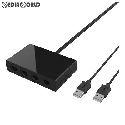【新品】【お取り寄せ】[ACC][Switch] CYBER・GCコントローラー変換アダプター(SWITCH用)(スイッチ用) ブラック サイバーガジェット(CY-NSGCCAD-BK)(20181207)
