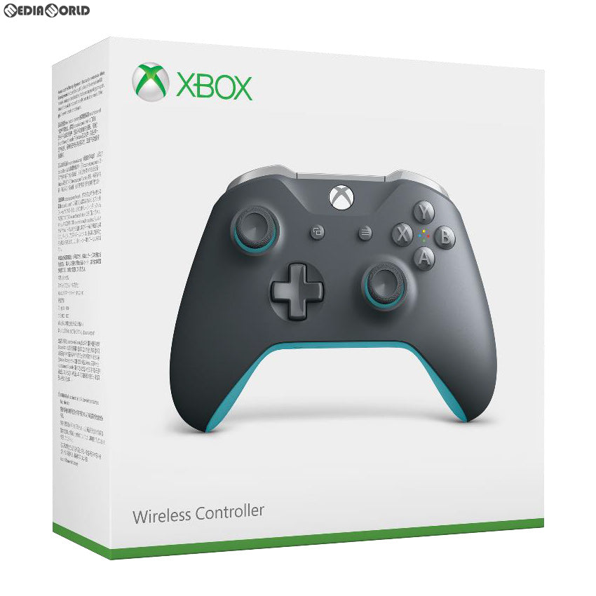 【中古即納】[お得品][表紙説明書なし][ACC][XboxOne] Xbox ワイヤレス コントローラー (グレー/ブルー) 日本マイクロソフト(WL3-00109)(20181101)