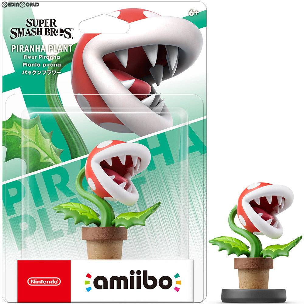 【中古即納】[ACC][Switch] amiibo(アミーボ) パックンフラワー(大乱闘スマッシュブラザーズシリーズ) 任天堂(NVL-C-AADL)(20190215)